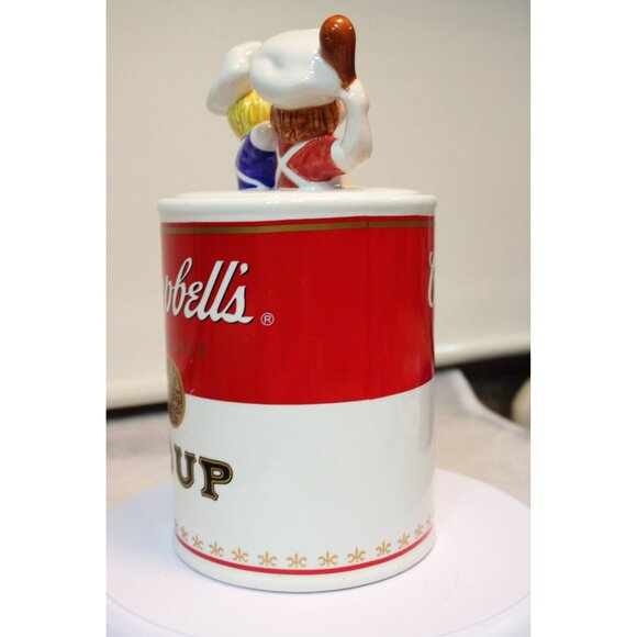 Cookie Jar - Campbell's Soup Can w/Kids by Benjamin & Medwin, soi2023 - Picture 4 of 6